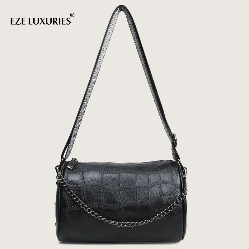 

Качество Гуанчжоу! 2021 модные бостонские сумки из воловьей кожи с заклепками и каменным узором широкополосная женская сумка на цепочке сумк...