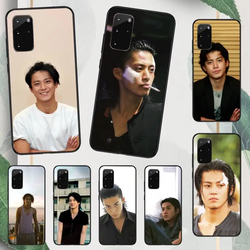 

Oguri Shun Japanese actors Phone Case For Samsung galaxy A S note 10 12 20 32 40 50 51 52 70 71 72 21 fe s ultra plus