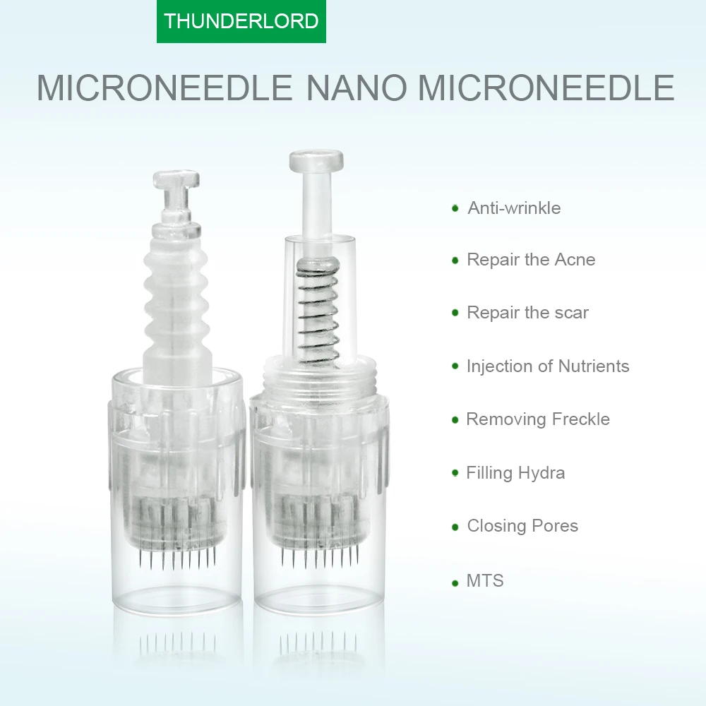 20 шт микро игла для дермы иглы ручки байонетный картридж автоматическая