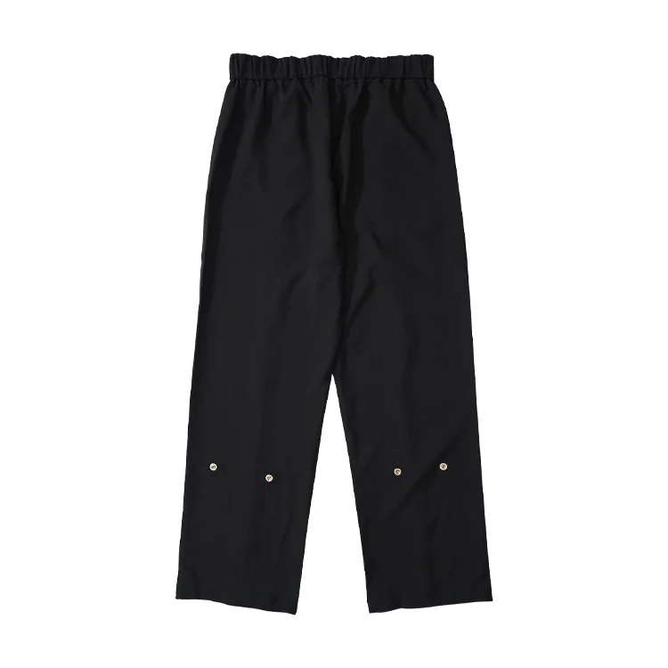 

Wxwovdy men's 2021 spring and summer fashion brand dark personality straight pants simple men's pants
