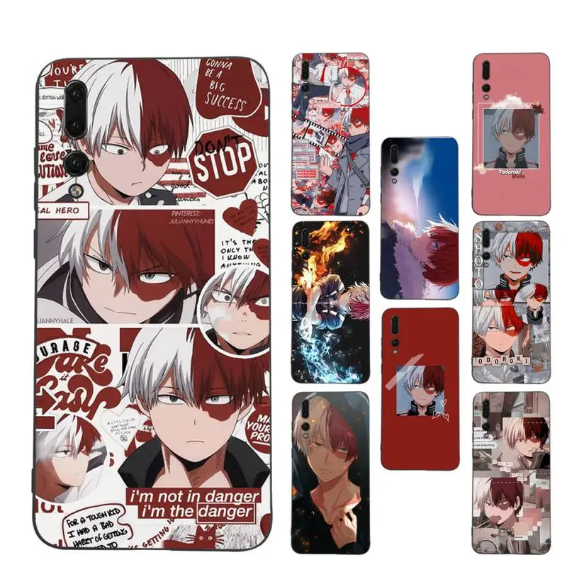 

Shoto Todoroki My Hero Phone Case Soft Silicone Case For Huaweip30lite p30 20pro p40lite P30 Capa