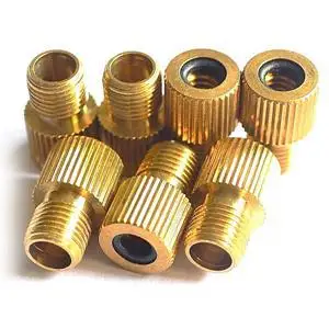 

10 Pcs Pump Bicycle Convert presta to schrader copper Bike air Valve Adaptor adapters wheels gas nozzle Tube Bicycle Tool