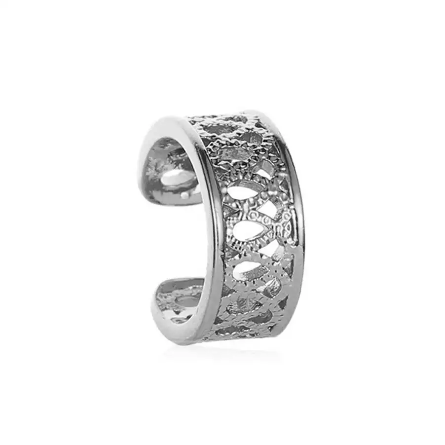 DB Silver 1cm 1 шт.,, длинные серьги в форме трубки, простые клипсы, хрящи, серьги для женщин, панк, не пирсинг, ювелирное изделие, серебро, золото, цвет - Окраска металла: DB Silver 1cm