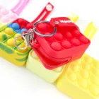 Система Push Pops, игрушка-антистресс для аутизма, клубника, Радуга