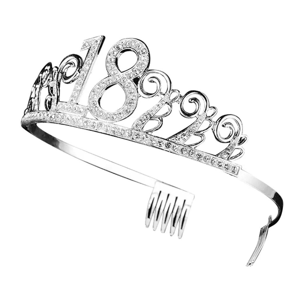 Украшение для торта в виде короны с номером цвета|Шляпы вечеринок| |