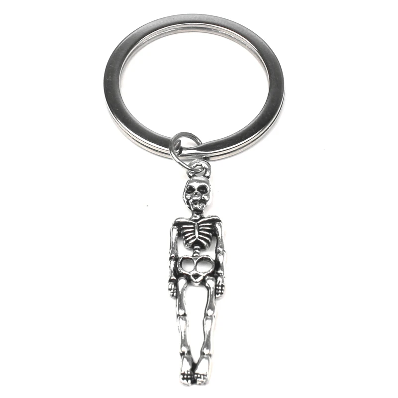 Новый уникальный брелок с крыльями скелета кулон креативный Модный Ювелирный