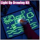 Доска для рисования светильник кой, веселая и развивающая игрушка, обучающая флуоресцентная игрушка для рисования, рисования, письма