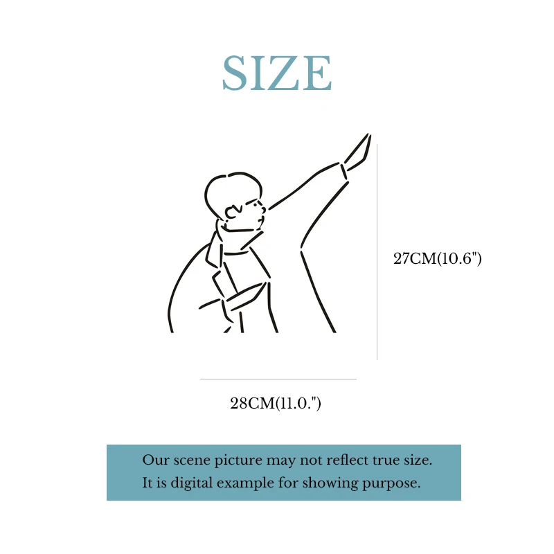 Мальчик девочка комната Декор Съемная Настенная Наклейка уплотнение ПВХ стикер s