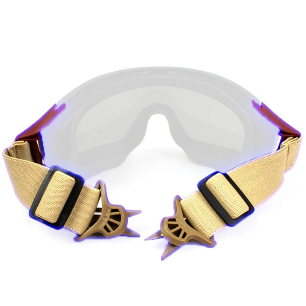 

2 Pcs Replacement Adjustable Elastic Straps 34mm Width for FAST Locust Goggle Shooting Glasses With Clips