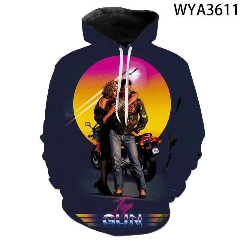 

New Hoodies Top Gun Maverick Men Women Children Sweatshirts 3D Printed Boy Girl Kids Streetwear Fashion Pullover Casual Coat