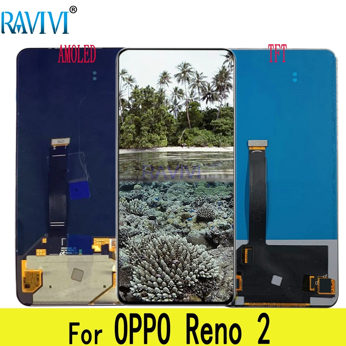 6 5 &quotReno2 AMOLED lcd для OPPO Reno 2 дисплей кодирующий преобразователь сенсорного экрана в