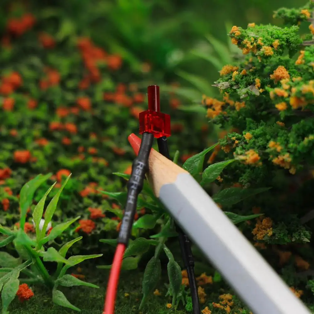 20 штук Предварительно проводной 2 мм с Красной светодиодной лампой светильник