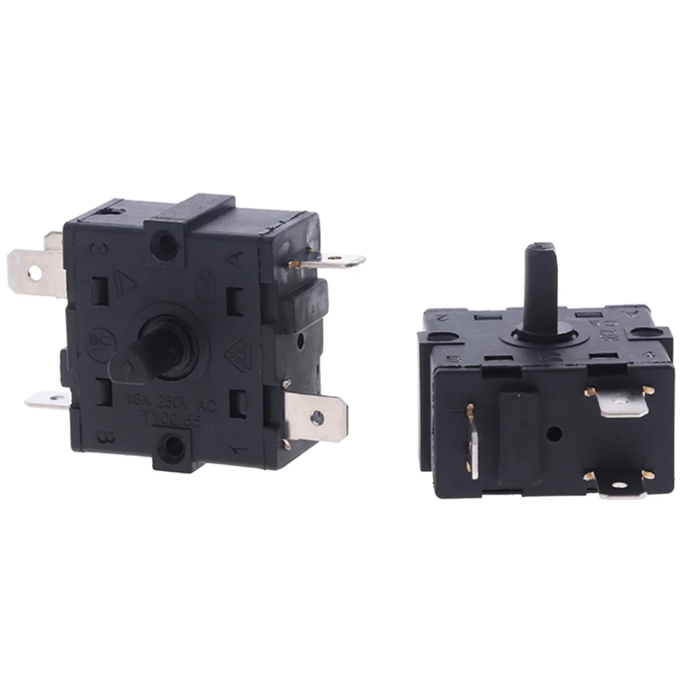 1 Pcs AC 250V 16A 3Pin 5Pin Electric Room Heater Rotary Switch Selector | Обустройство дома