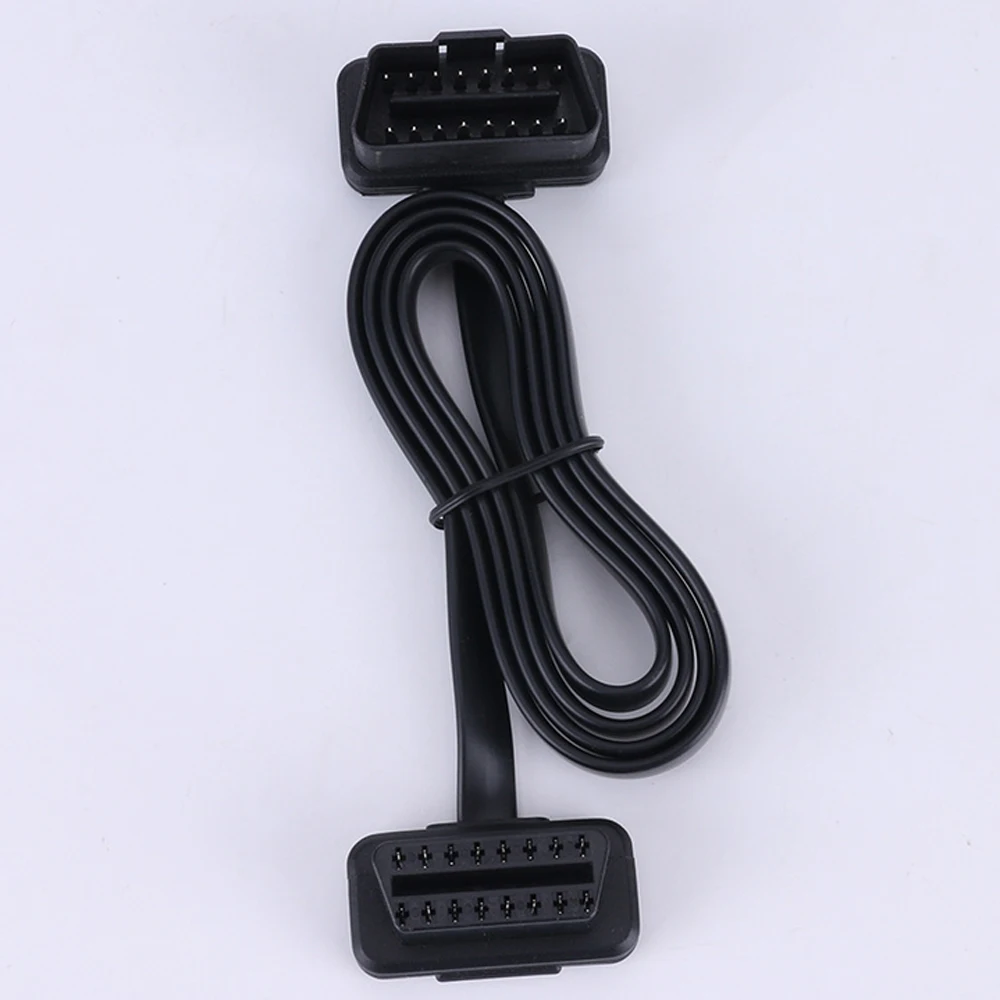 

OBD2 OBDII 16Pin Cable Male to Female Elbow Extension Connector Adapter 60cm