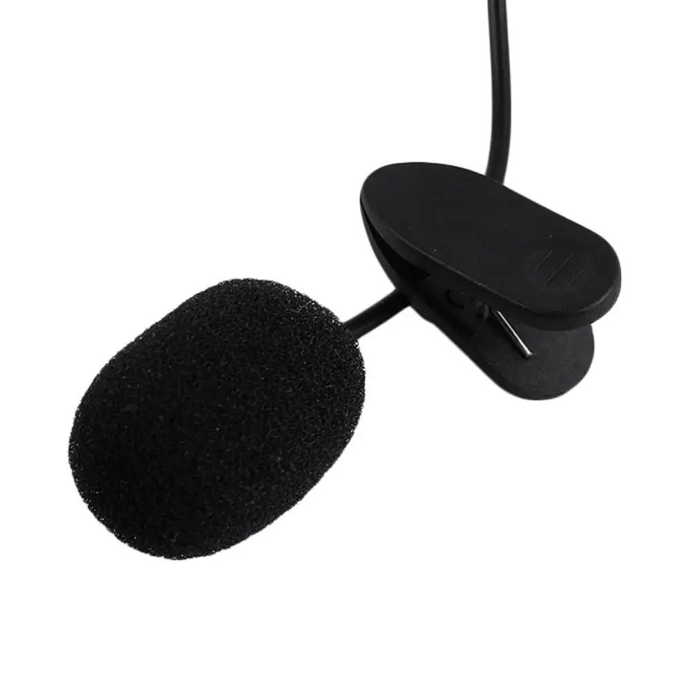 

3.5mm Mini Studio Speech Mic Microphone w/ Clip for PC Desktop Notebook