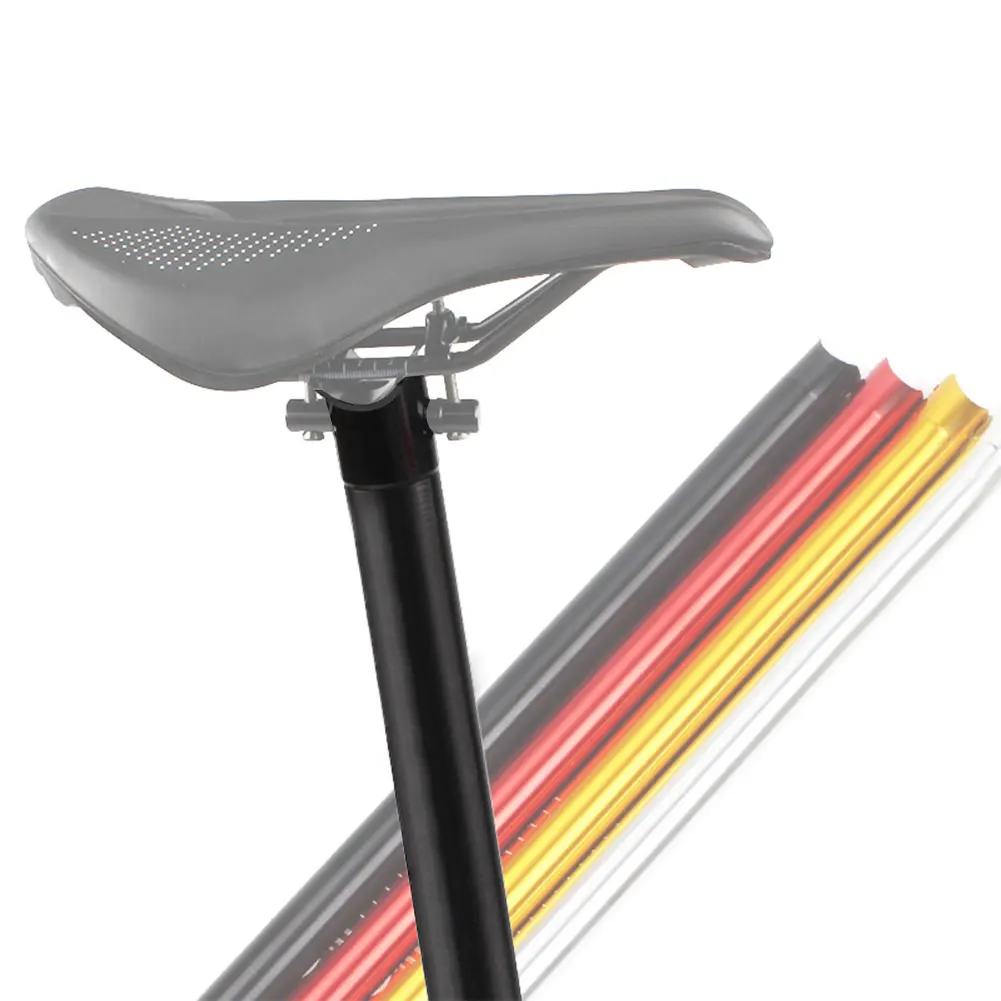 

Folding Bike Seatpost Mountain Bike Super Light Seat Tube Aluminum Alloy Bicycle Seat Tube Bike Carbon Seatpost Accessories