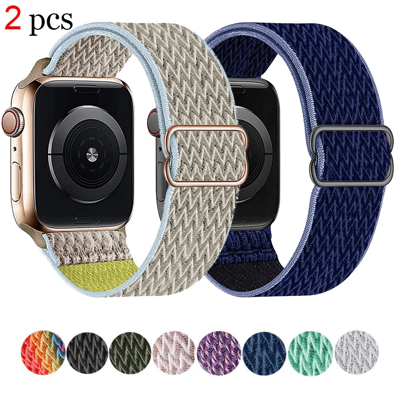 

2022 Watch Strap for Apple Watch Band 44mm 40mm Nylon Watch Bracelet for Apple Watch Series 6 Strap for Apple Watch 6 5 4 3 2 1