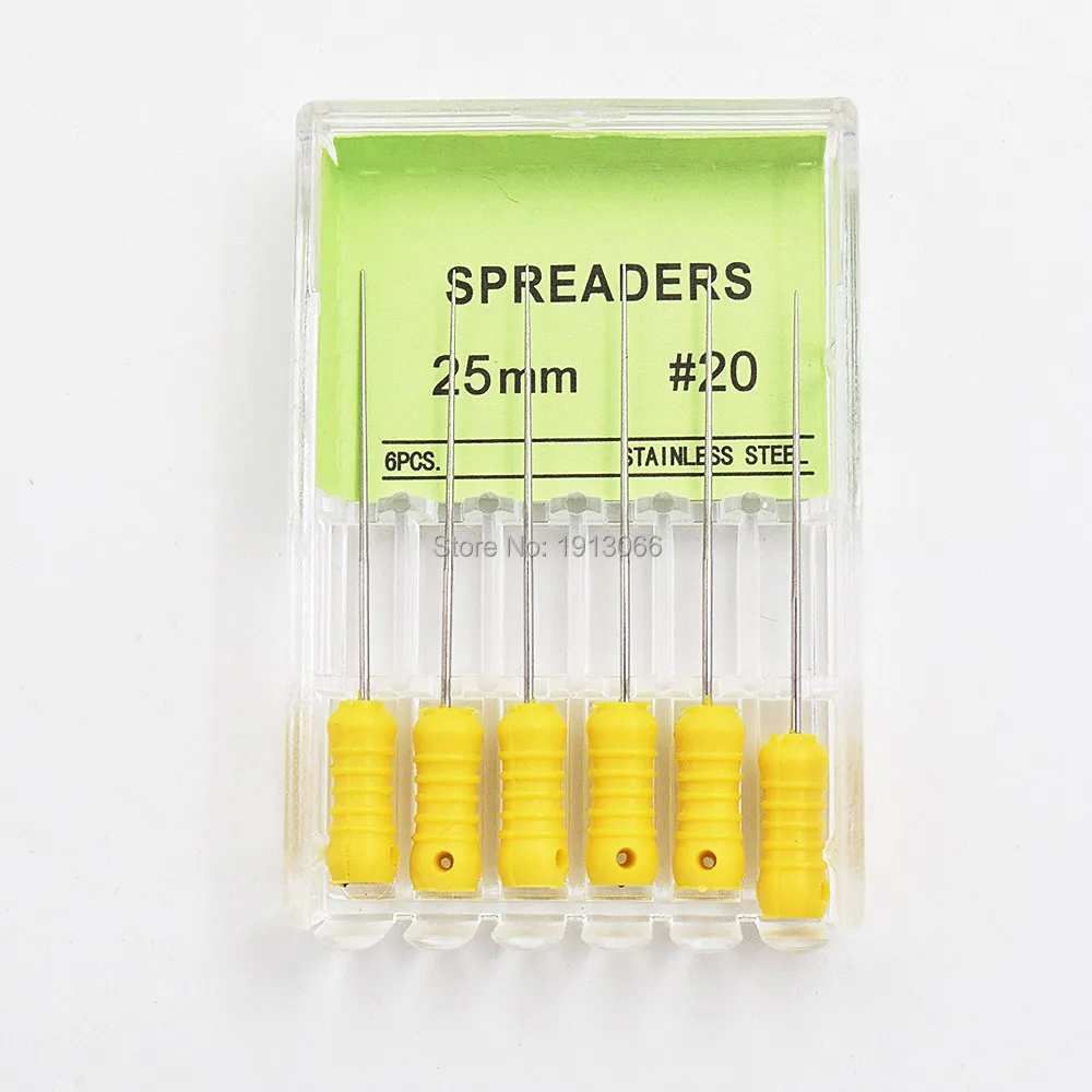 5 коробок зубные Endo из нержавеющей стали конические палец Разбрасыватели Лима