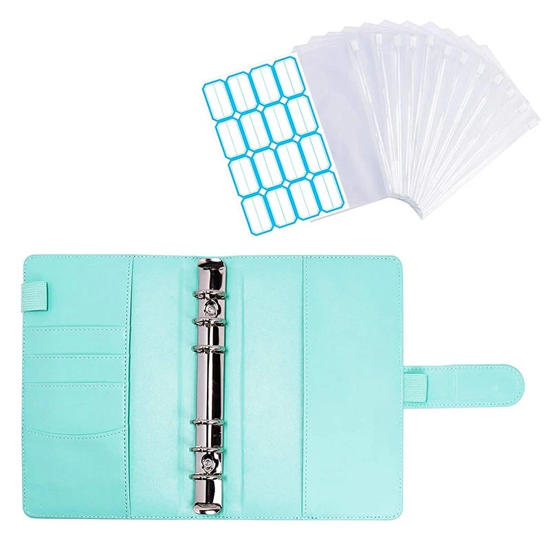 

Budget Binder A6 with 12 Cash Envelopes for Cash Wallet