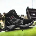 Ботинки мужские дышащие, профессиональные боевые, уличная ботинки для походов, рабочие, военные и тактические, спортивная обувь