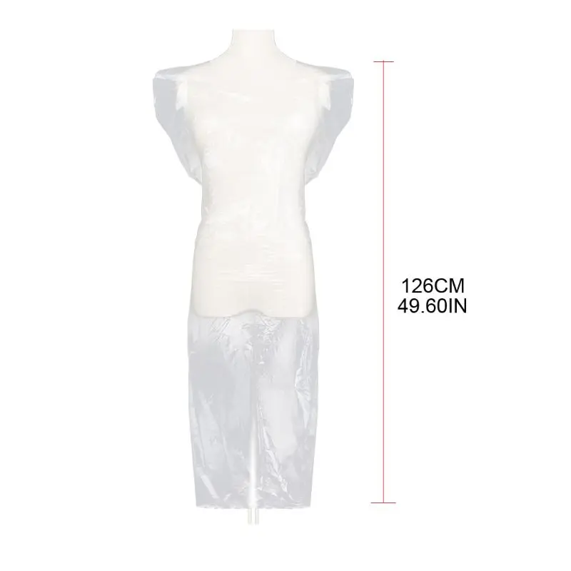 

50pcs Salon Professional Disposable Hair Cutting Hairdressing Hairdresser Haircut Trimmer Barbers Cape Gown