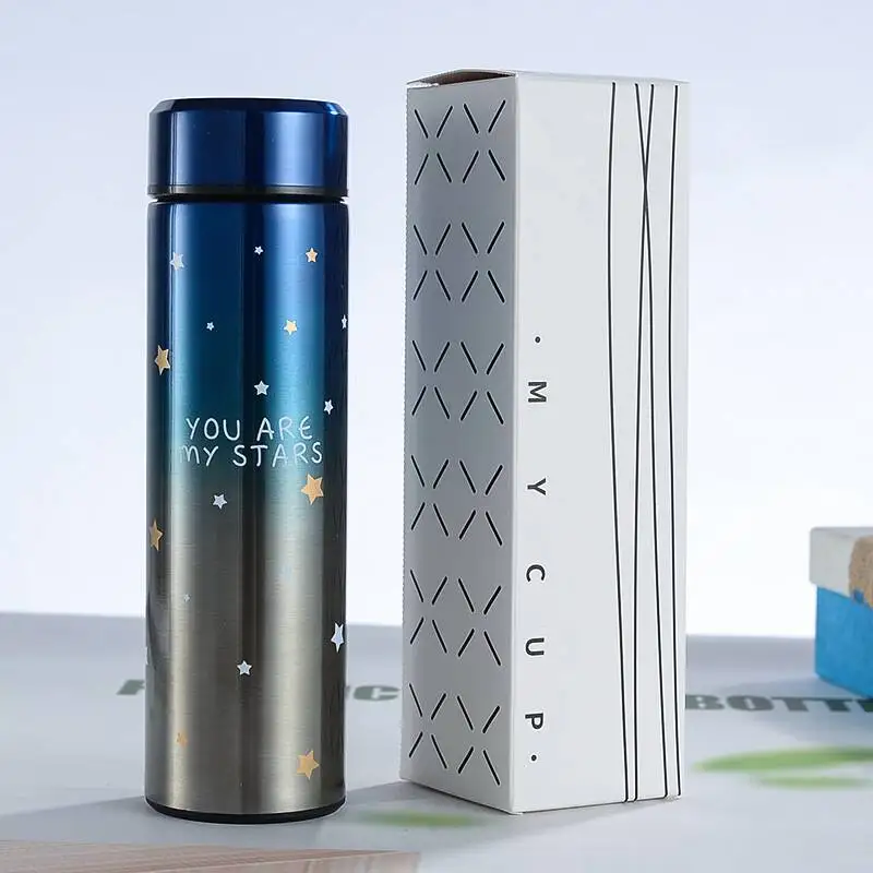 Термос с градиентом кофейная кружка двойными стенками из нержавеющей стали