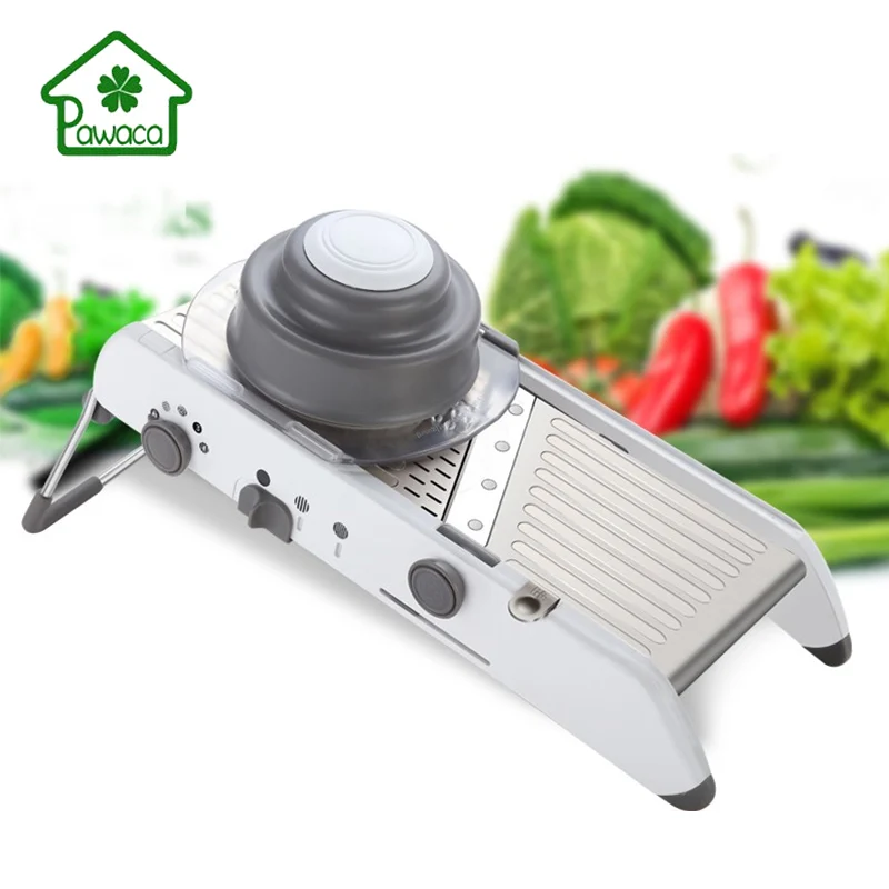Pawaca 18 видов Овощи Фрукты Slicer 304 для лука, из нержавеющей стали измельчитель картофеля кухонный, для овощей резак для моркови инструменты для снятия кожуры