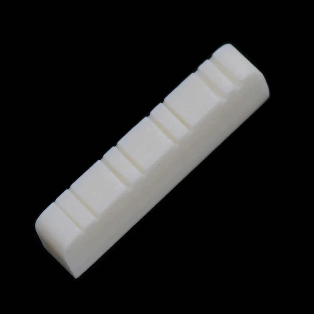 

Tooyful 1pc Bone Mandolin Nut Blank for DIY Mandolin Parts 28x5x7mm