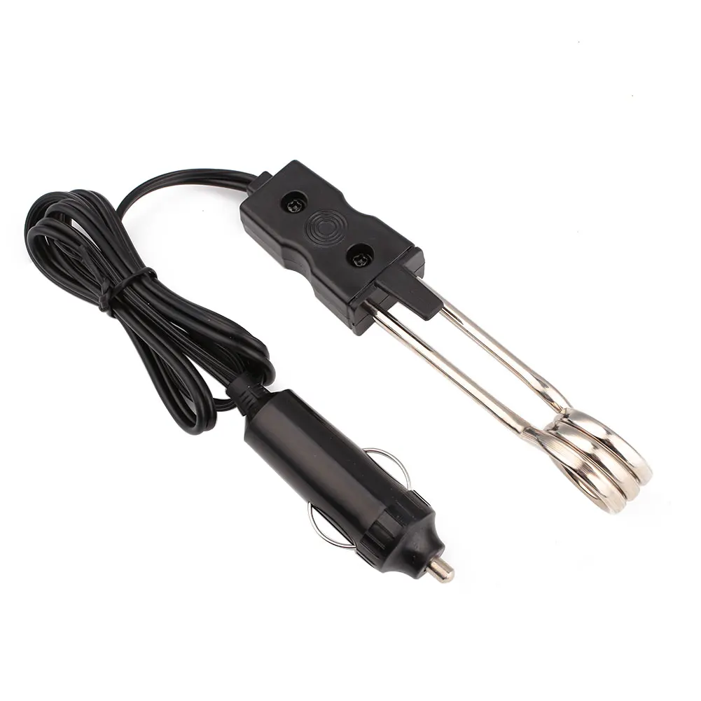 

Black 12-24V 120W Car Electric Heater Auto Electric Heater Water Coffee Metal