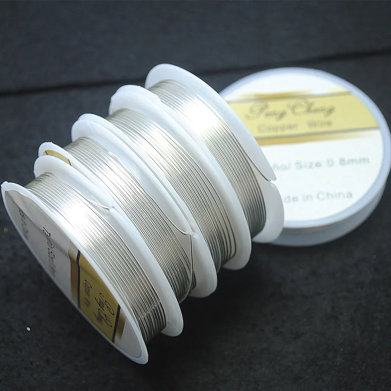 2 рулона медной проволоки золотого и серебряного цветов шнур для украшений