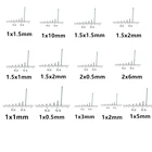 Осевые маленькие круглые микромагниты 1x0,5 1x1 1x1,5 1x2 1x3 1x5 1x10 1,5x1,5 1,5x2 1,5x1 2x0,5 2x6 2x10 мм диаметр 1 мм 0,5 мм 2 мм