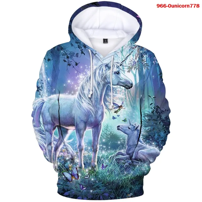 

Hoodies Homem Unicorn Hoodies Women Men Hoodie Street Hip Hop 3d Unicorn Sweatshirt Moletom Thin Men's Pullover Hoodies Homme