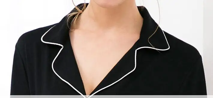 

Women Sexy Nightgown Sleepwear 2021 Summer New Short Sleeve Casual Nightdress With Pocket Female Black Sleepshirt Home Clothing
