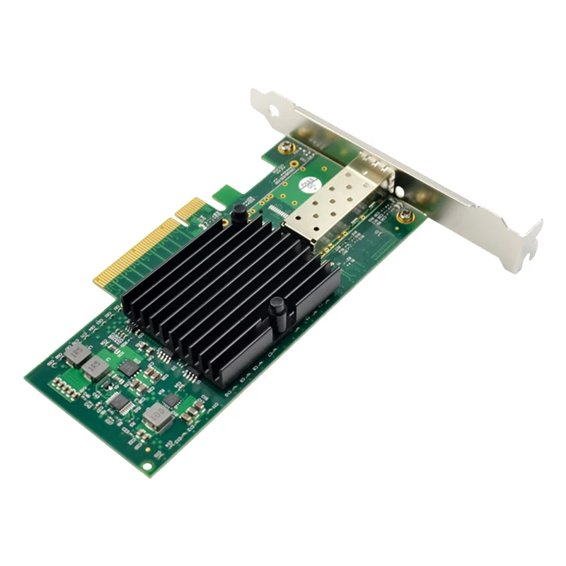 

HOT-PCI-E X8 Ethernet Network Card 10 Gigabit Fiber Server Adapter X520 10GbE Single SFP+Fiber LC for 82599EN Chip