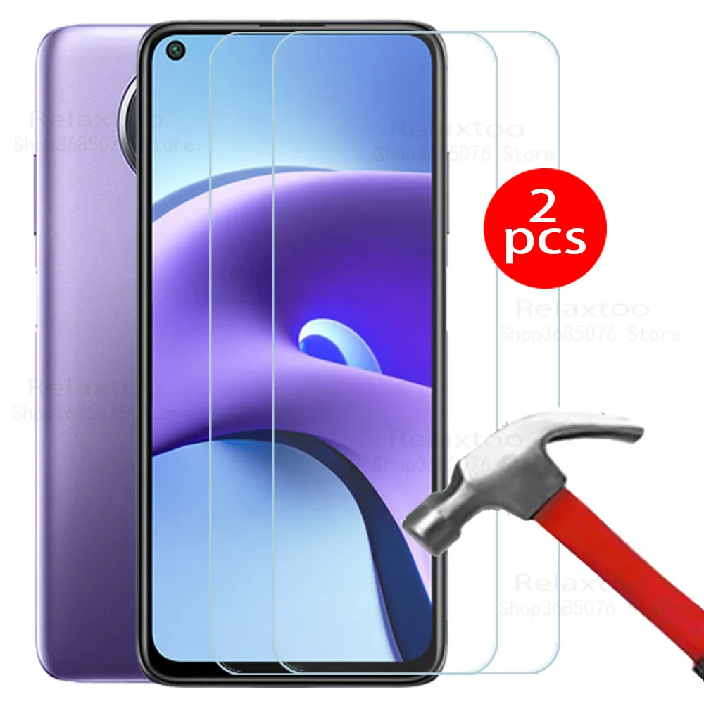 2pcs protector on redmi note 9t Screen Protector Tempered Glass for xiaomi redmi note 9 t 5g 9t Glass Cover redmi note9t Case cases for xiaomi blue