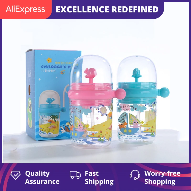 250 мл детские чашки для кормления синий и розовый Детские Сиппи Открытый Портативный горшок воды бутылки