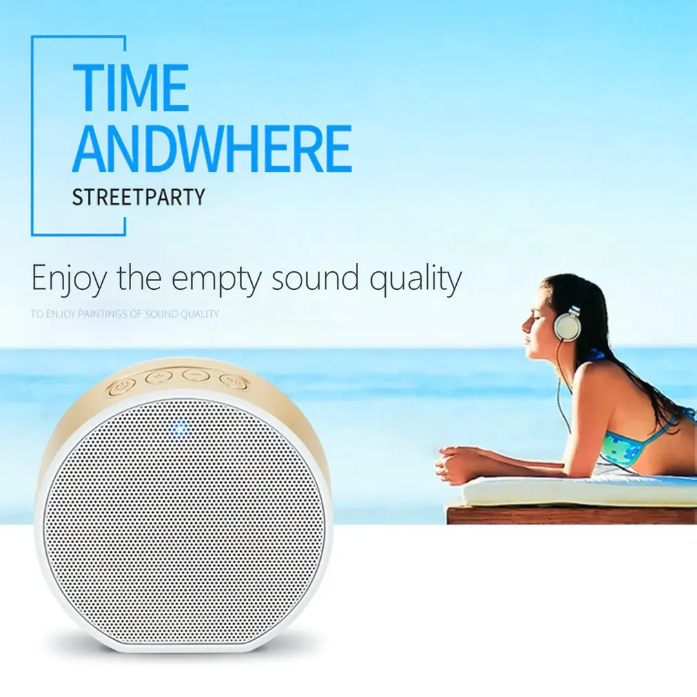 

Bluetooth-динамик A60, Беспроводная музыкальная портативная Мини-Беспроводная колонка, светодиодный беспроводной мини-сабвуфер, уличный динамик...