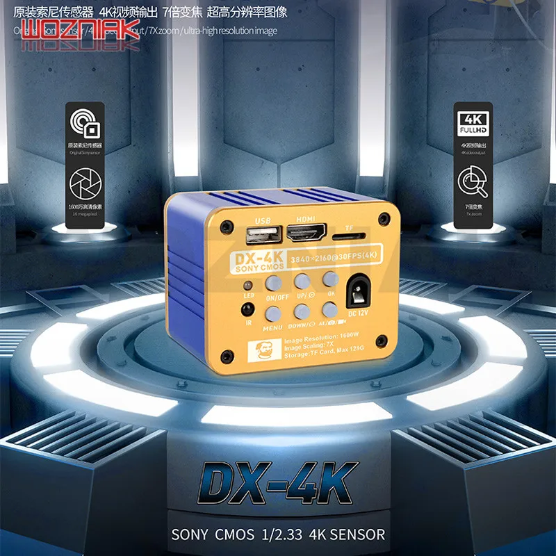 MECHANIC DX 4K 4k 1080P 120 FPS микроскоп высокой четкости цифровой HDMI USB для пайки