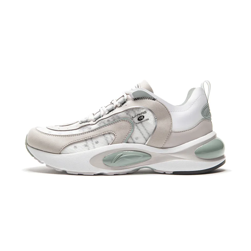 Li-Ning/мужские кроссовки V8 с подушкой, LN CLOUD LITE, Ретро стиль, дышащая подкладка, спортивная обувь для папы, кроссовки ARHP093 XYP913 - Цвет: ARHP093-2H