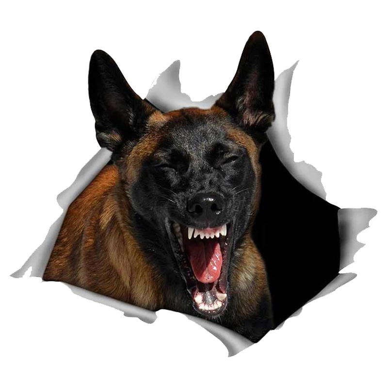 13 см x 11 5 для декоративная собачка наклейка лобовое стекло виниловые наклейки на