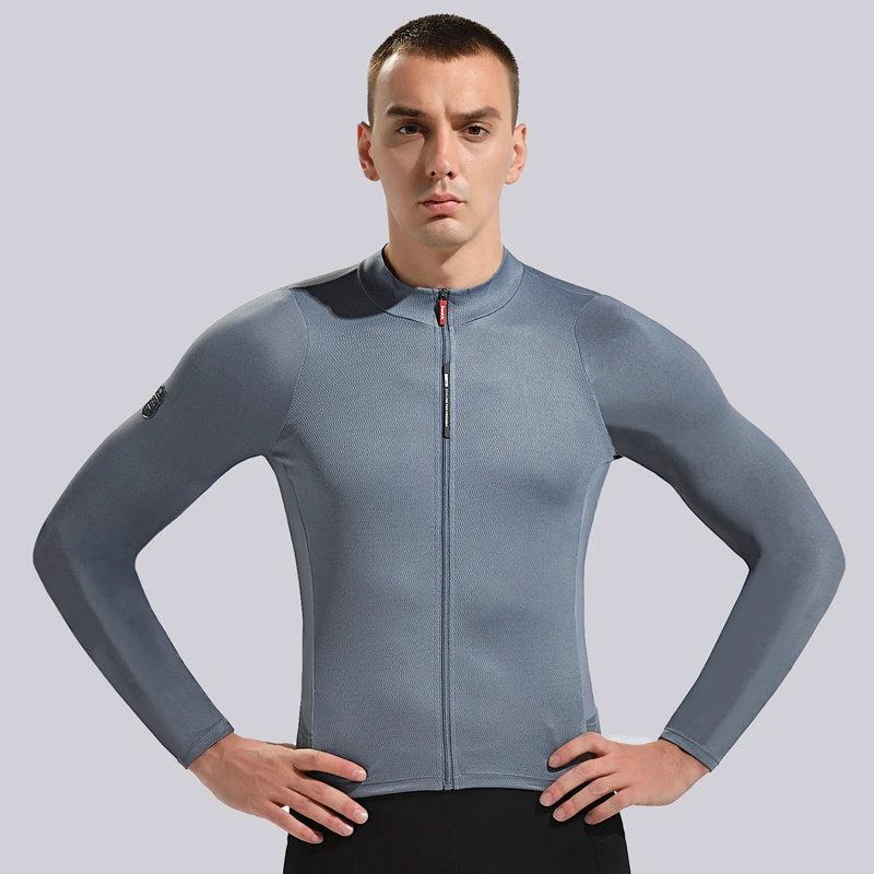 

SANTIC Cycling Jersey Men Long Sleeve Bicycle Jersey Mtb Road Bike Jersey Autumn Sun-protective Bicycle Accessories