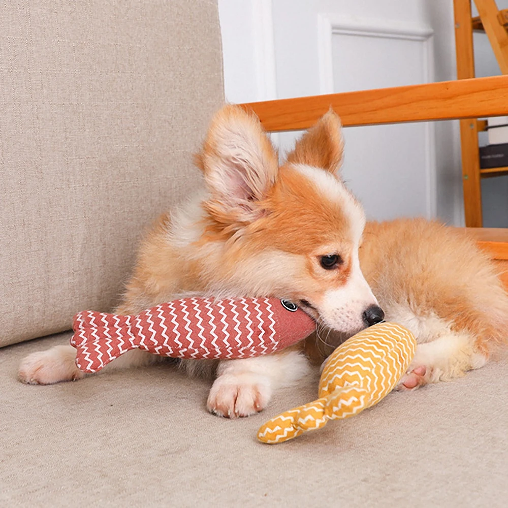 

Teeth Grinding Catnip Toys Funny Interactive Puppy Kitten Toy Pet Supplies Cats Teasing Fish Shaped Cats Pillow Pet Accessories