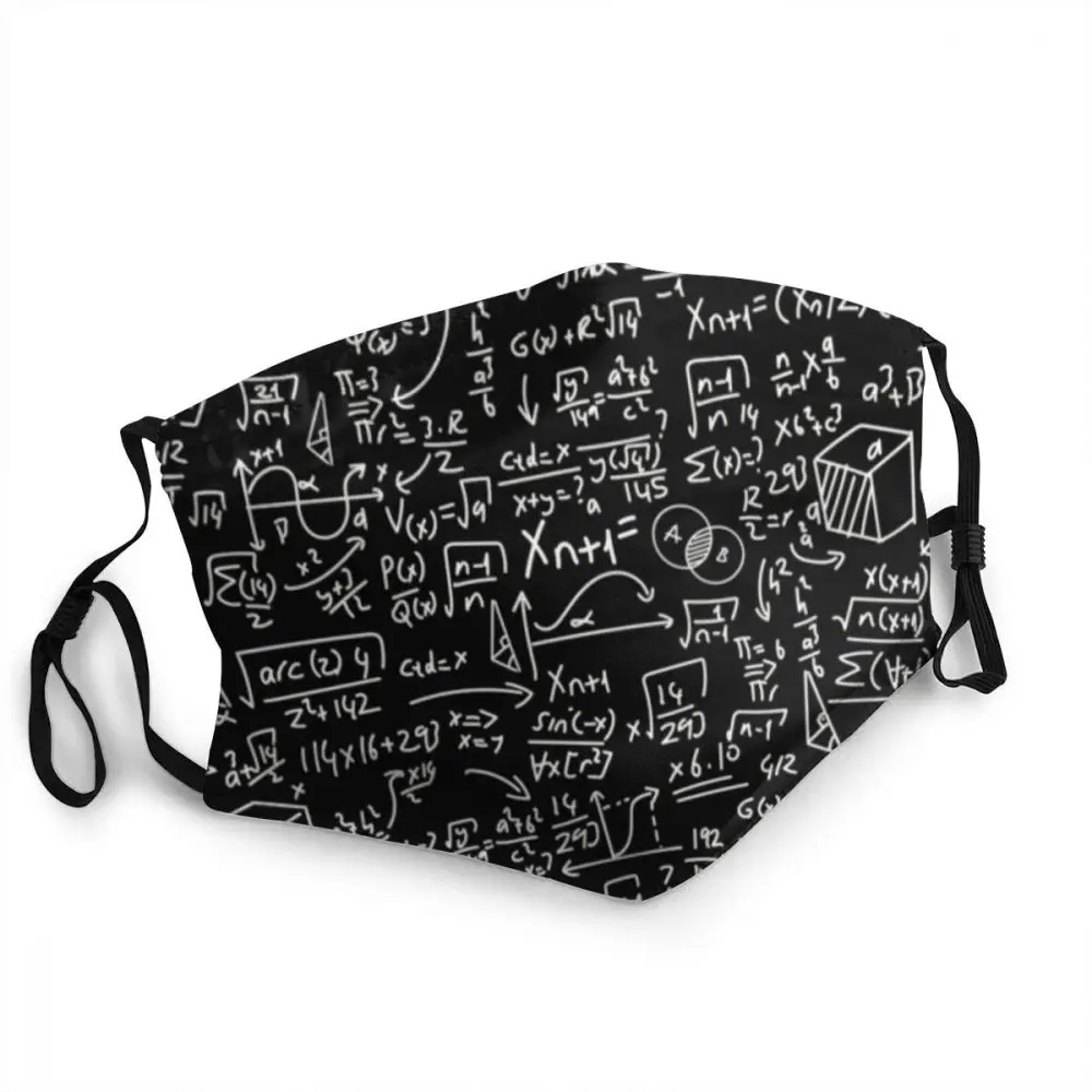 

Physics Equation Science Non-Disposable Face Mask Math Nerd Anti Haze Dust Protection Cover Respirator Muffle