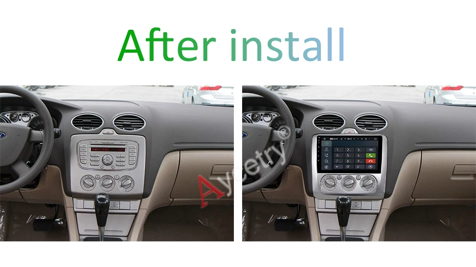 4G+ 64G 8 ядерный для Ford Focus 2 EXI MT 2 3 MK3 Mk 2 2004-2011 Автомобильный Радио мультимедийный плеер gps Android 9 No 2 din dvd DSP ips obd2