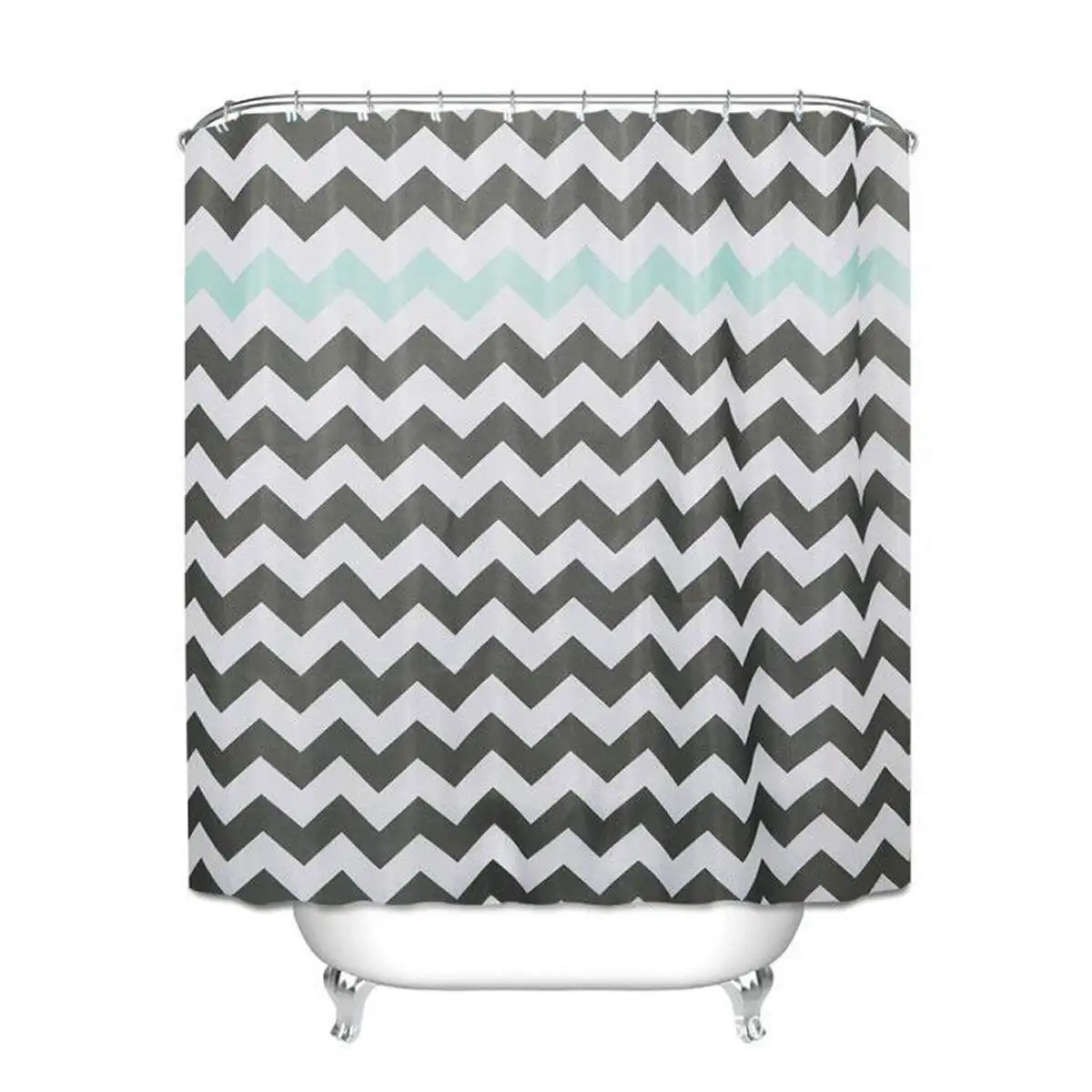 

Shower Curtain Set Bathroom Decor Non-Slip Rug + Toilet Seat Cover Bath Mats Waterproof Polyester Leaves Curtains for bathroom