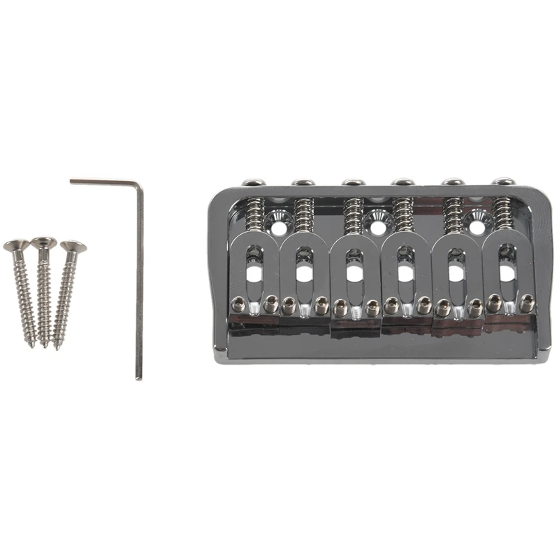 

6-String Electric Guitar Saddle Bridge / Metal Fixed Bridge