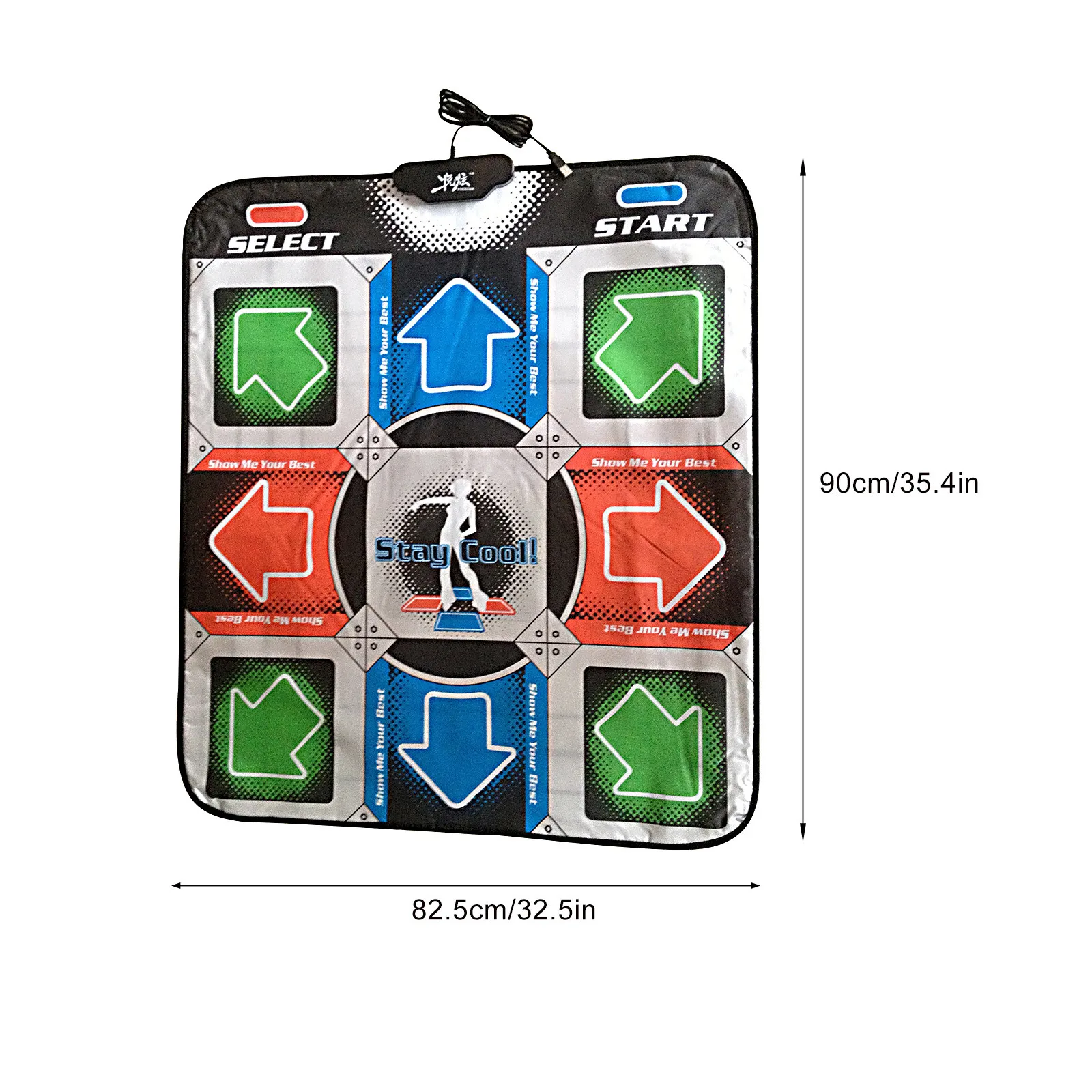 

Hot Single user Dance Mats Non-Slip Dancers Step Pads Sense Game English For PC TV Esterilla De Danza Somatosensorial Dance Pad