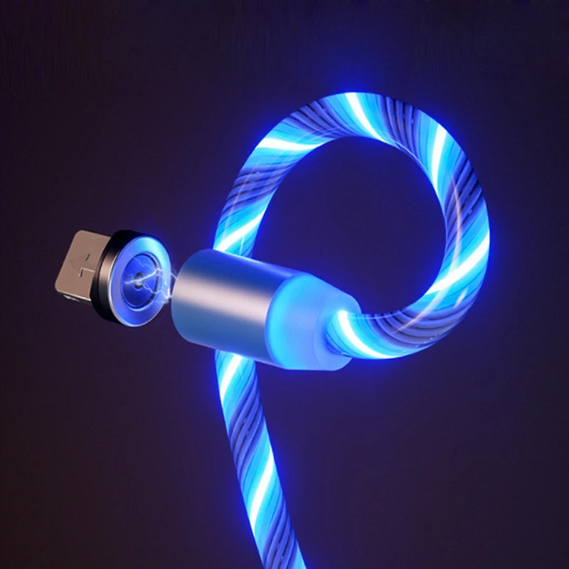 Высококачественный Магнитный кабель Micro USB Type C для iPhone Lighting 1 м провод быстрой