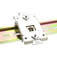 single phase ssr 35mm din rail fixed solid state relay clip clamp with 2 mounting screws