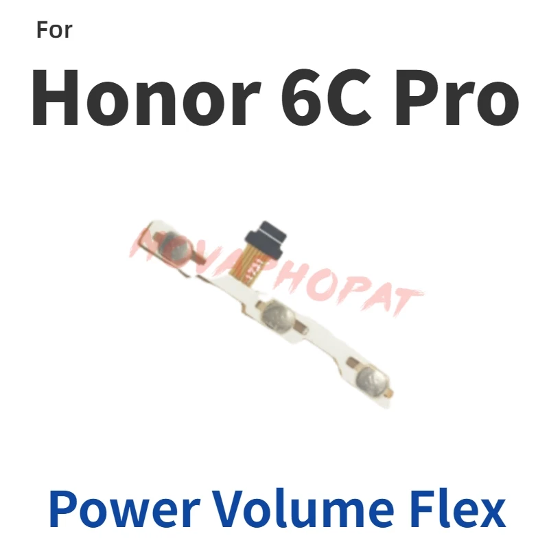 

Novaphopat Power on off Volume up down Switch Key Button flex cable For Huawei Honor V9 Play Honor 6c Pro + tracking